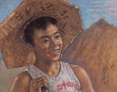 李超士 1964年作 小社员